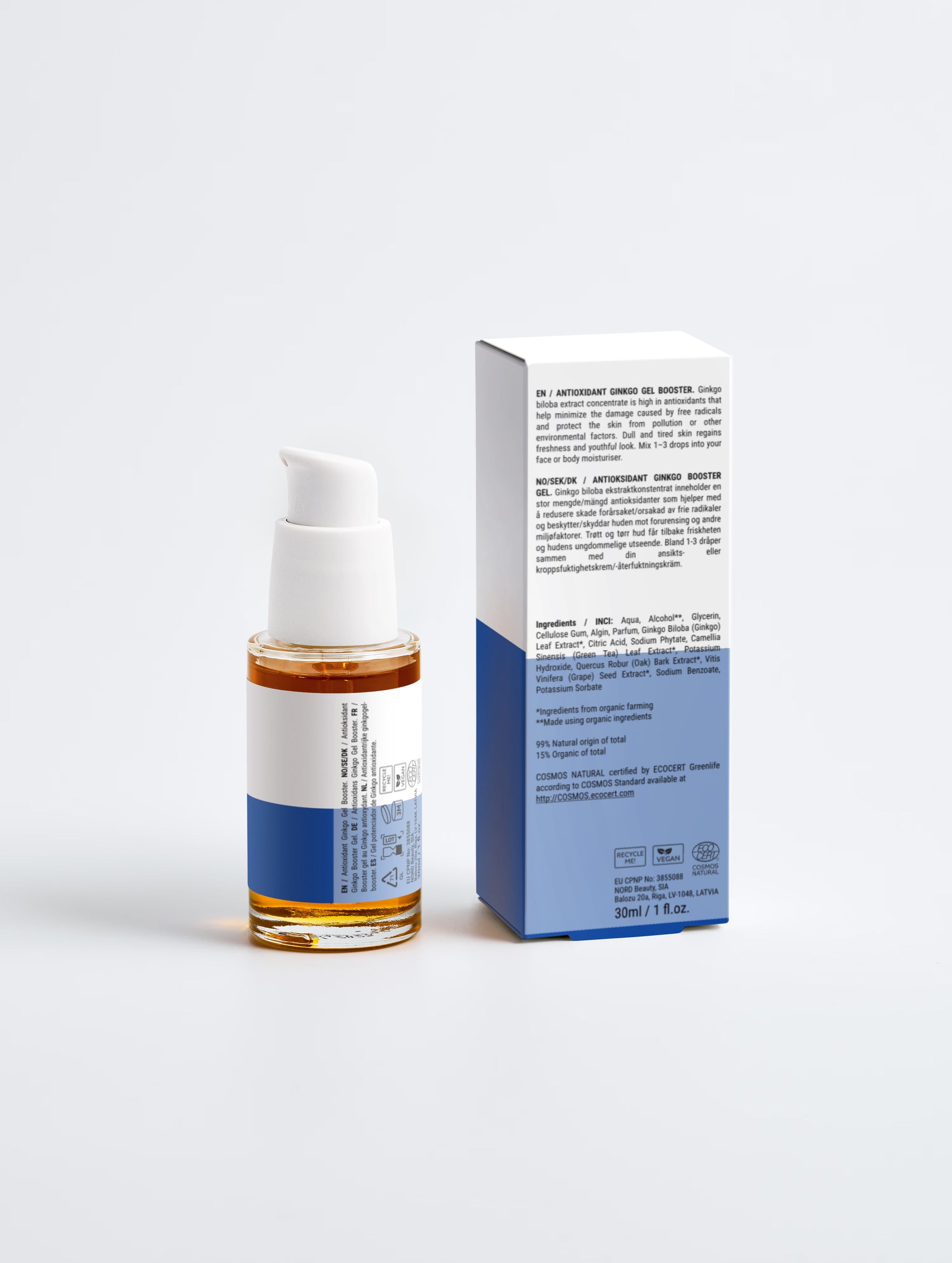 Antioxidant Ginkgo Gel Booster