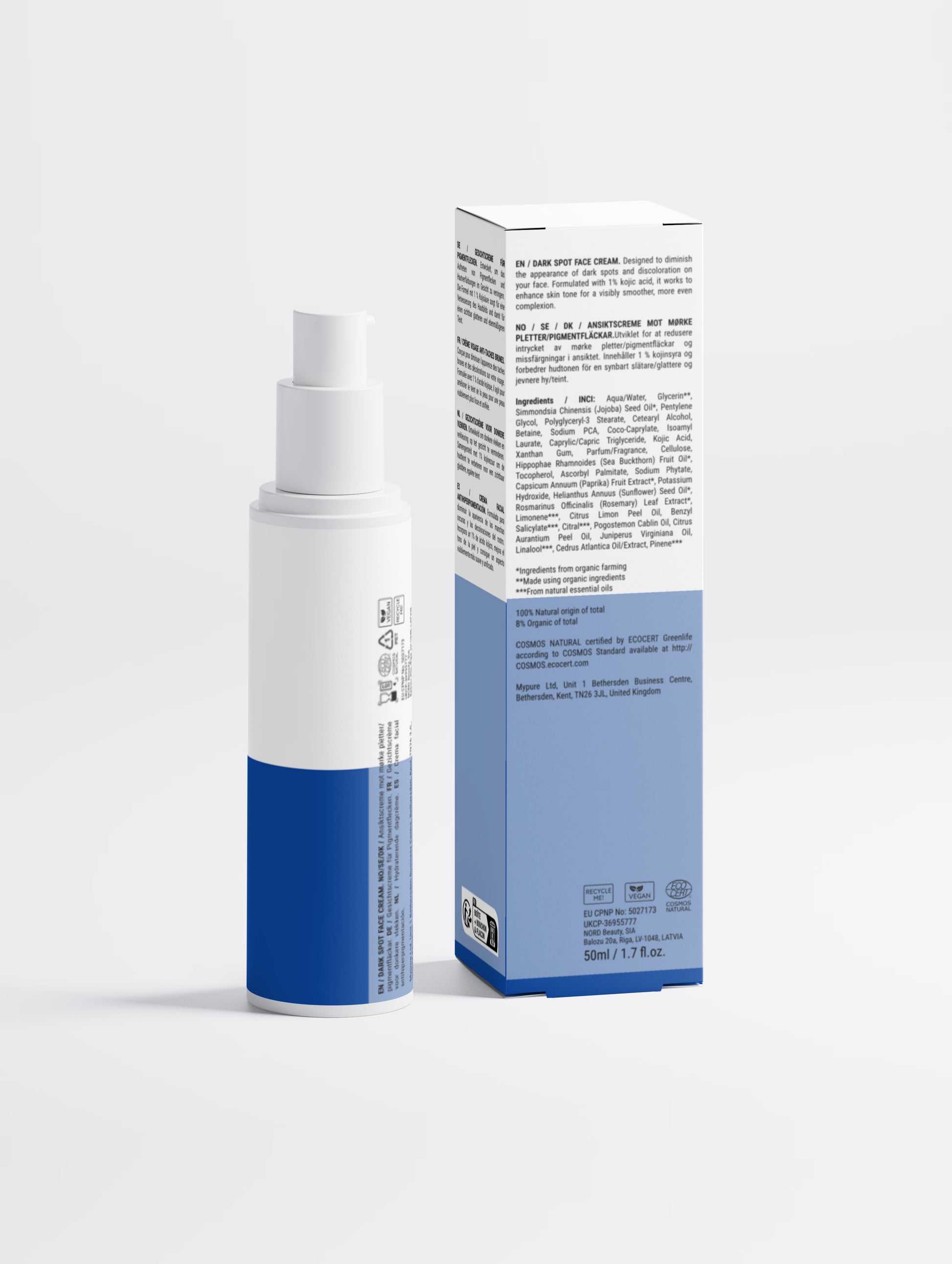 Dark Spot Face Cream with Kojic Acid